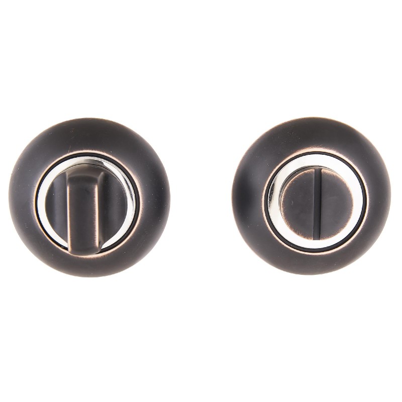 Завертка-фиксатор сантехническая для защелок, замков, задвижек к ручкам АЛЛЮР АРТ BK-R1 ORB (3152) т