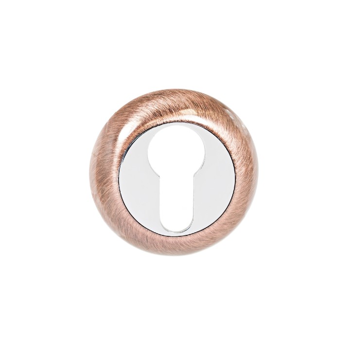 Накладка декоративная (комплект) под цилиндровый механизм замка, АЛЛЮР АРТ ET-R1 (3212) старая медь Накладка декоративная (комплект) под цилиндровый механизм замка, АЛЛЮР АРТ ET-R1 (3212) старая медь