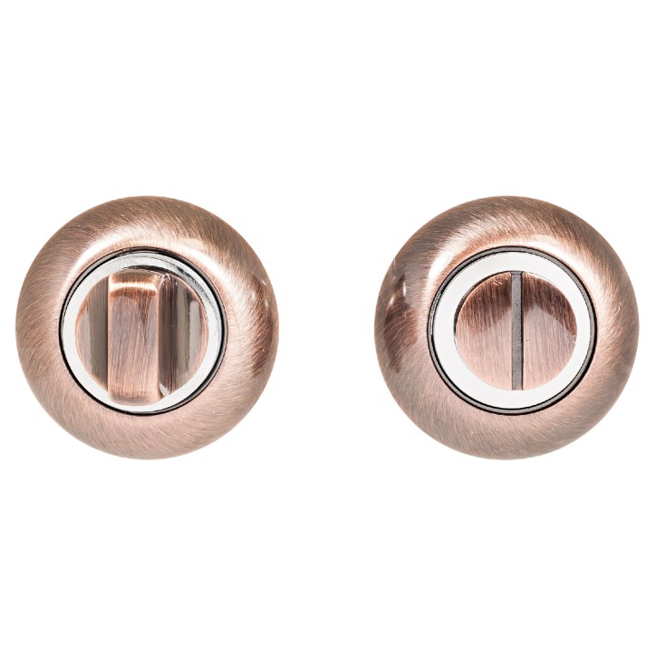 Завертка-фиксатор сантехническая для защелок, замков, задвижек к ручкам АЛЛЮР АРТ BK-R1 AC (3112) ст