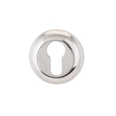 Накладка декоративная (комплект) под цилиндровый механизм замка, АЛЛЮР АРТ ET-R1 CP 3222) хром