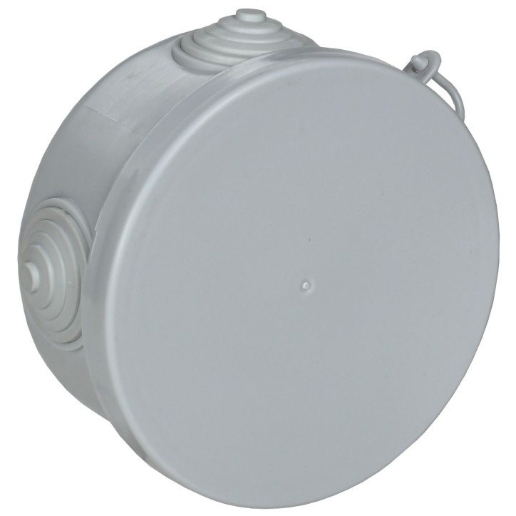 Коробка распределительная КМ для о/п D-85х40мм IP54 4 вв (7035) GENERICA