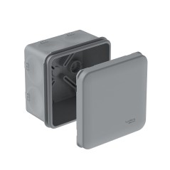 MultiBox Коробка распределительная с мембранными вводами IP66 70х70х42 Серая (со стикером) под писто