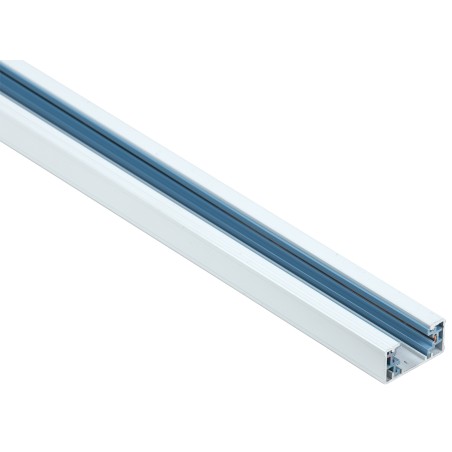 Шинопровод осветительный однофазный 1,5м белый в комплекте c токовводом и заглушкой IEK