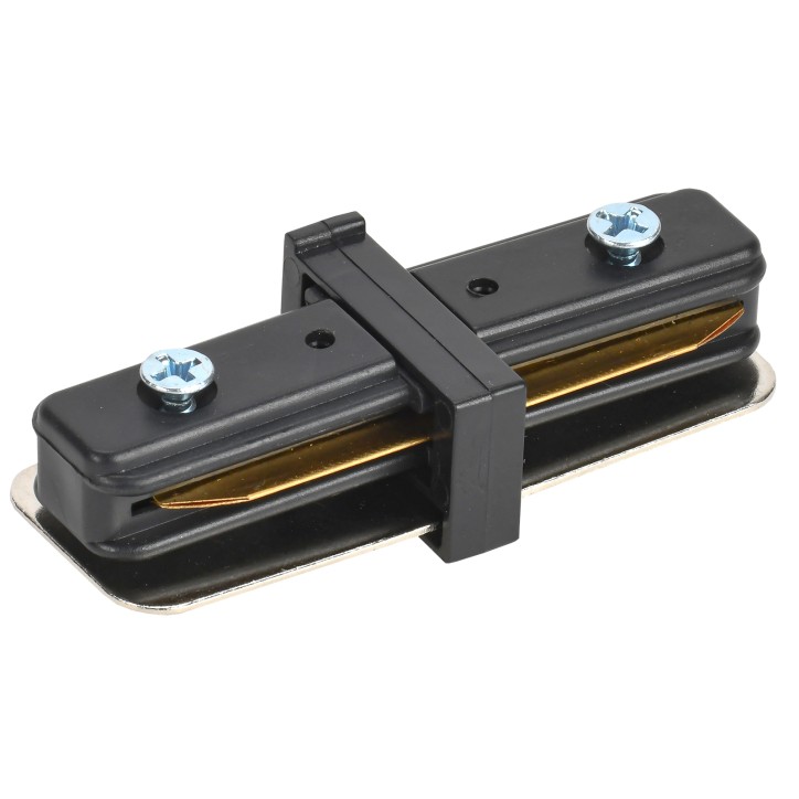 LIGHTING Соединитель прямой внутренний для однофазного шинопровода черный IEK LIGHTING Соединитель прямой внутренний для однофазного шинопровода черный IEK