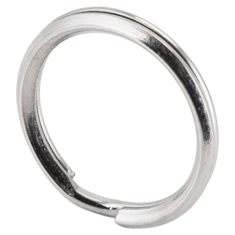 Кольцо для ключей из никелированной стали среднее d-20мм, Аллюр