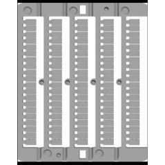 Символы CNU/8/520 с 11 по 20 горизонтальная