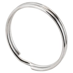 Кольцо для ключей из никелированной стали большое d-40мм, Аллюр