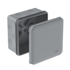 MultiBox Коробка распределительная с мембранными вводами IP66 85х85х42 Серая (со стикером) под писто